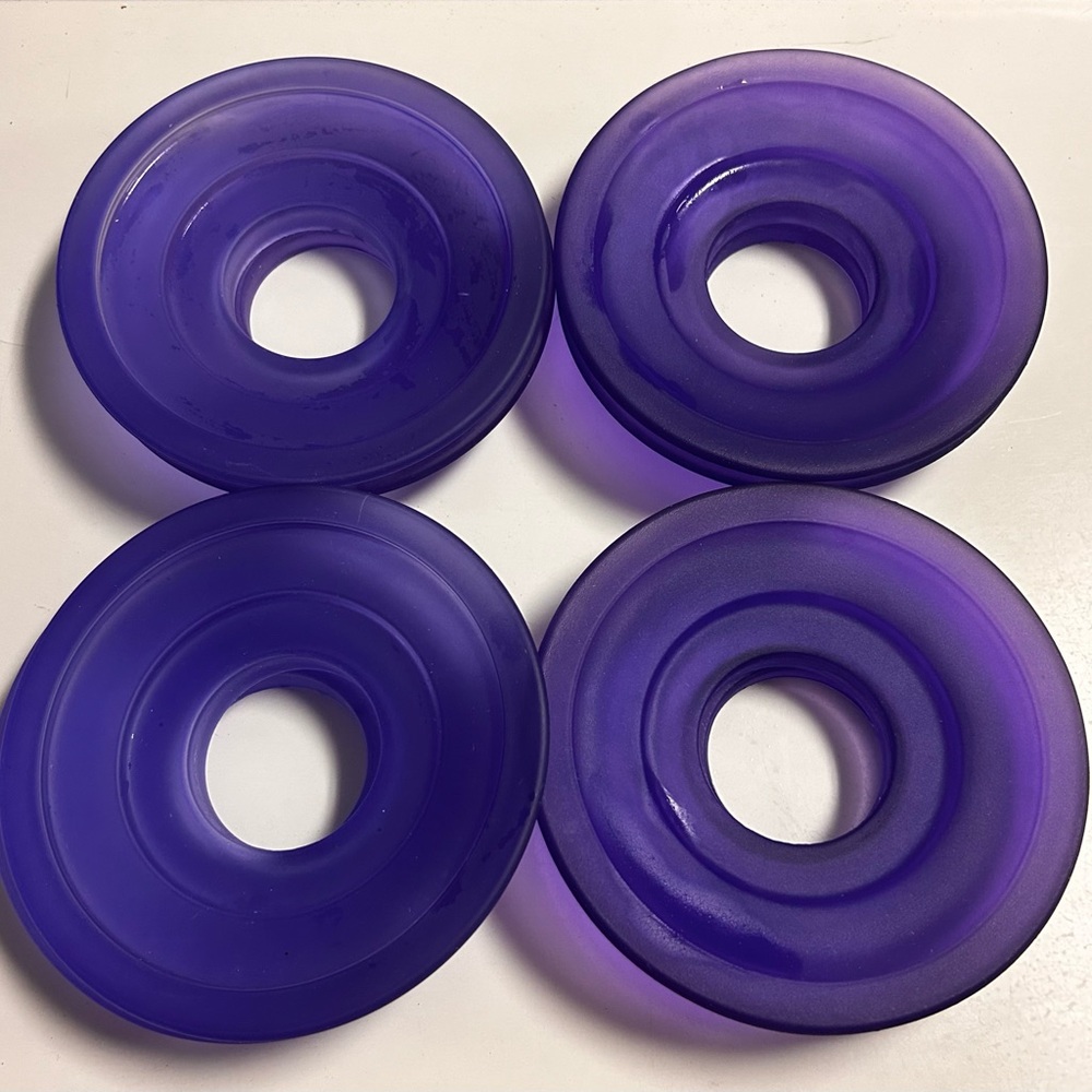 NEW Torchier Blue Purple Lamp Shade Base 4-3/4" Light Socket Aperture Set of 8 - Picture 3 of 11